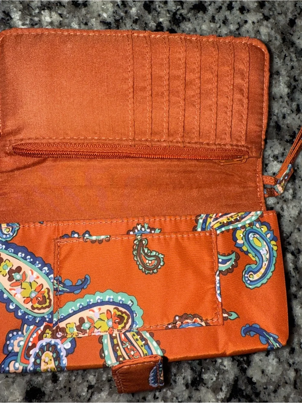 Vera Bradley Women's Outlet Ultralight Phone Wristlet Manor Paisley